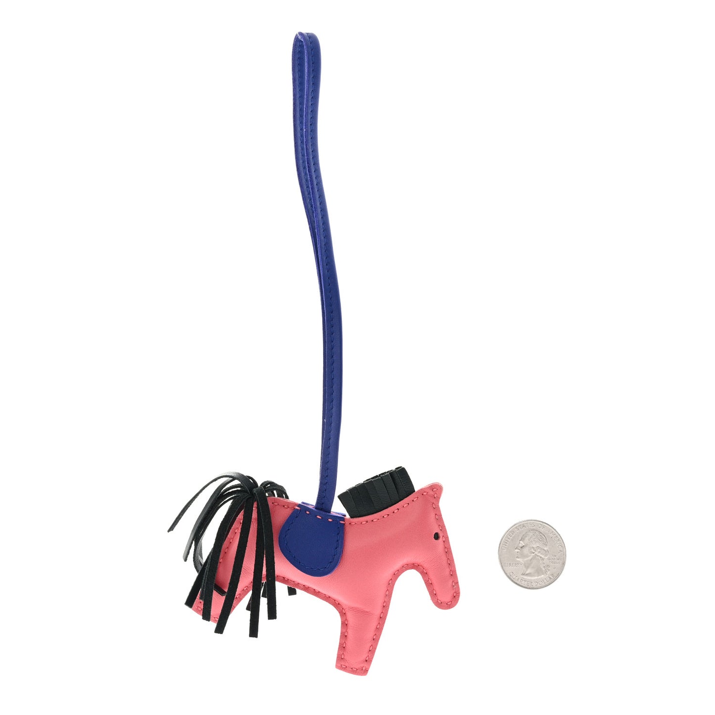 Milo Lambskin Grigri Rodeo Horse Bag Charm PM Rose Azalee Vert Cypress Bleu Electrique