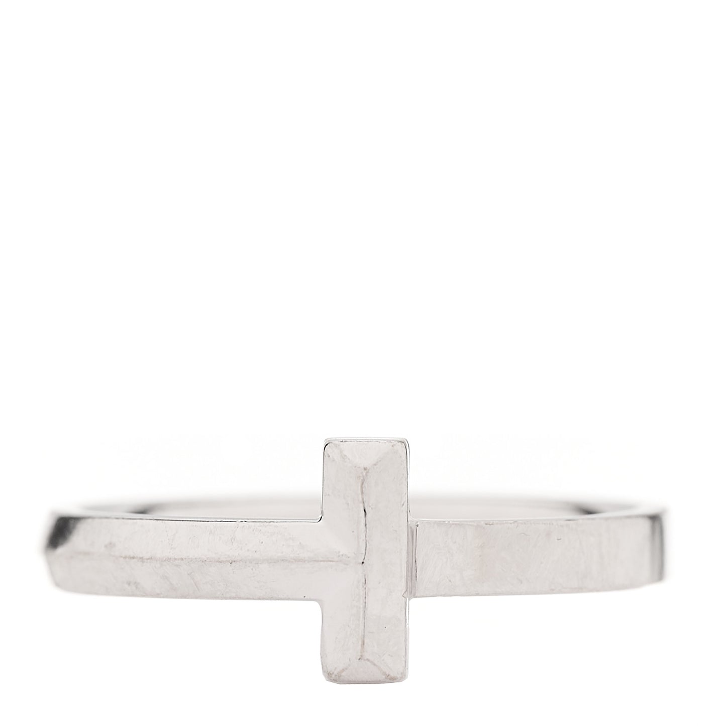 18K White Gold 2.5mm T T1 Ring 49 5