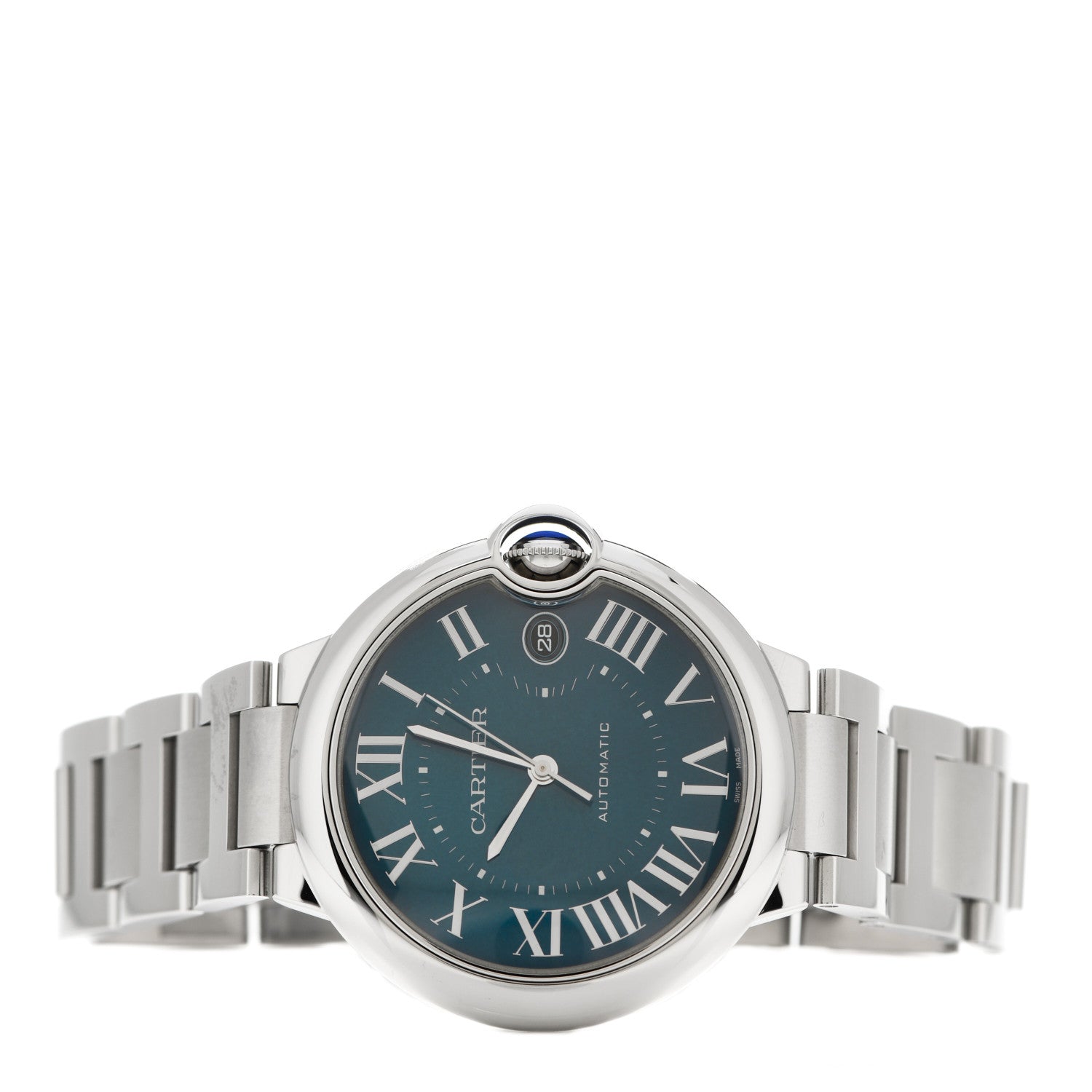 Cartier Stainless Steel 40mm Ballon Bleu De Cartier Automatic Watch Blue 2 of 5