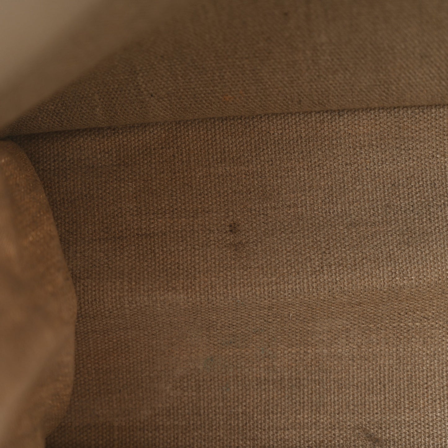 Linen Calfskin Rive Gauche Tote Greggio Natural