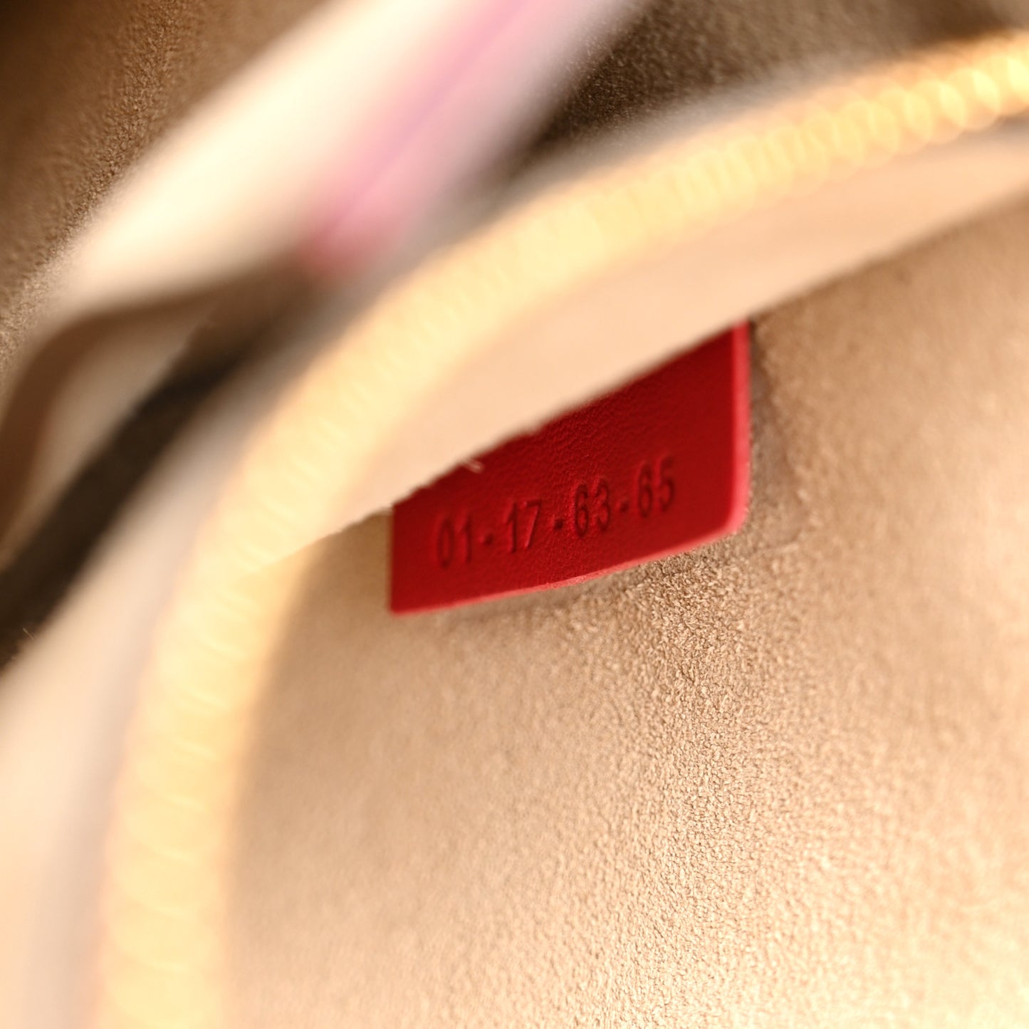 Calfskin Suede Medium Faye Shoulder Bag Red