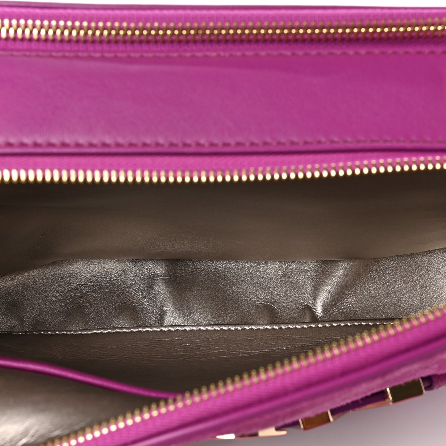 Suede Calfskin Mini Cubism Crossbody Bag Purple