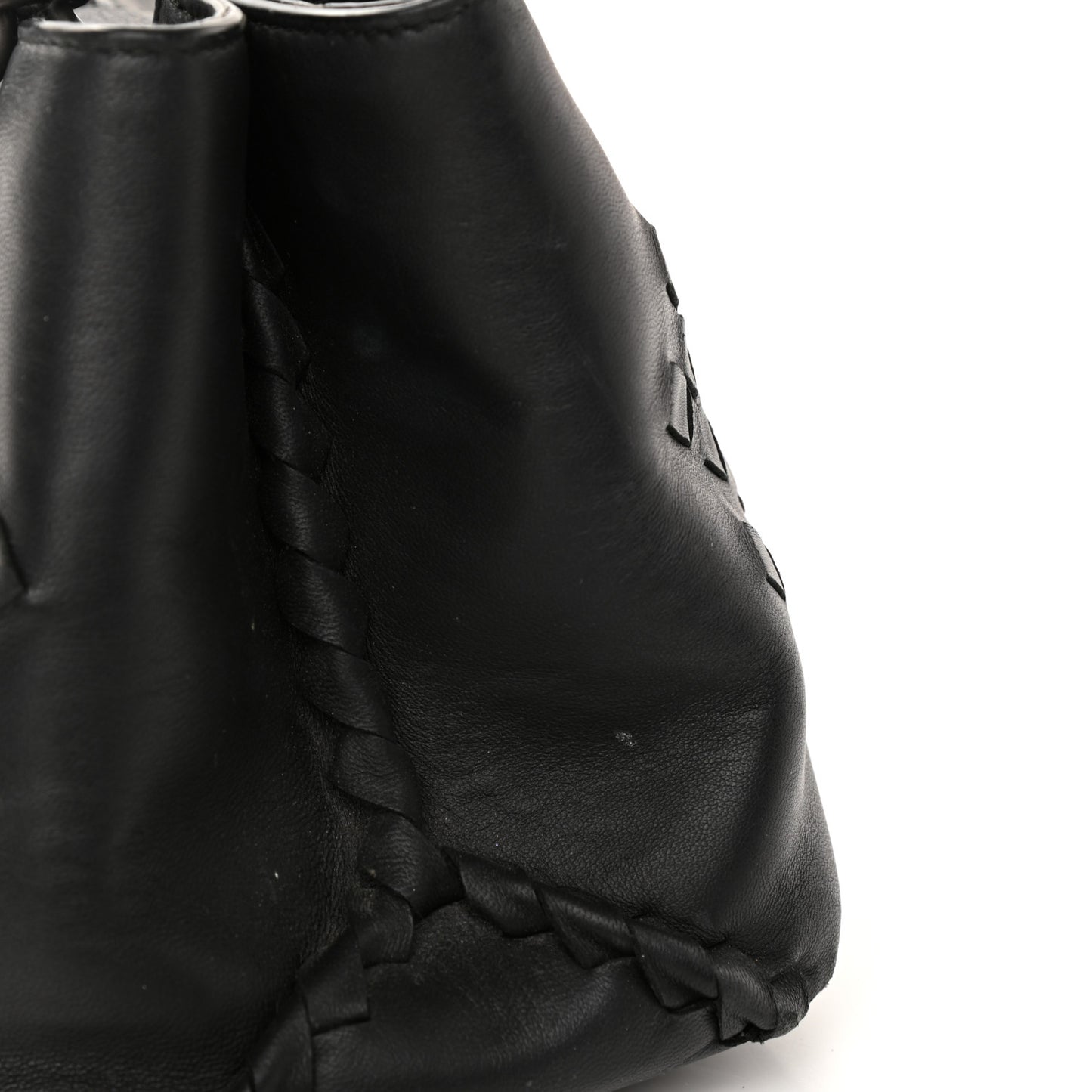 Nappa Intrecciato Tote Black