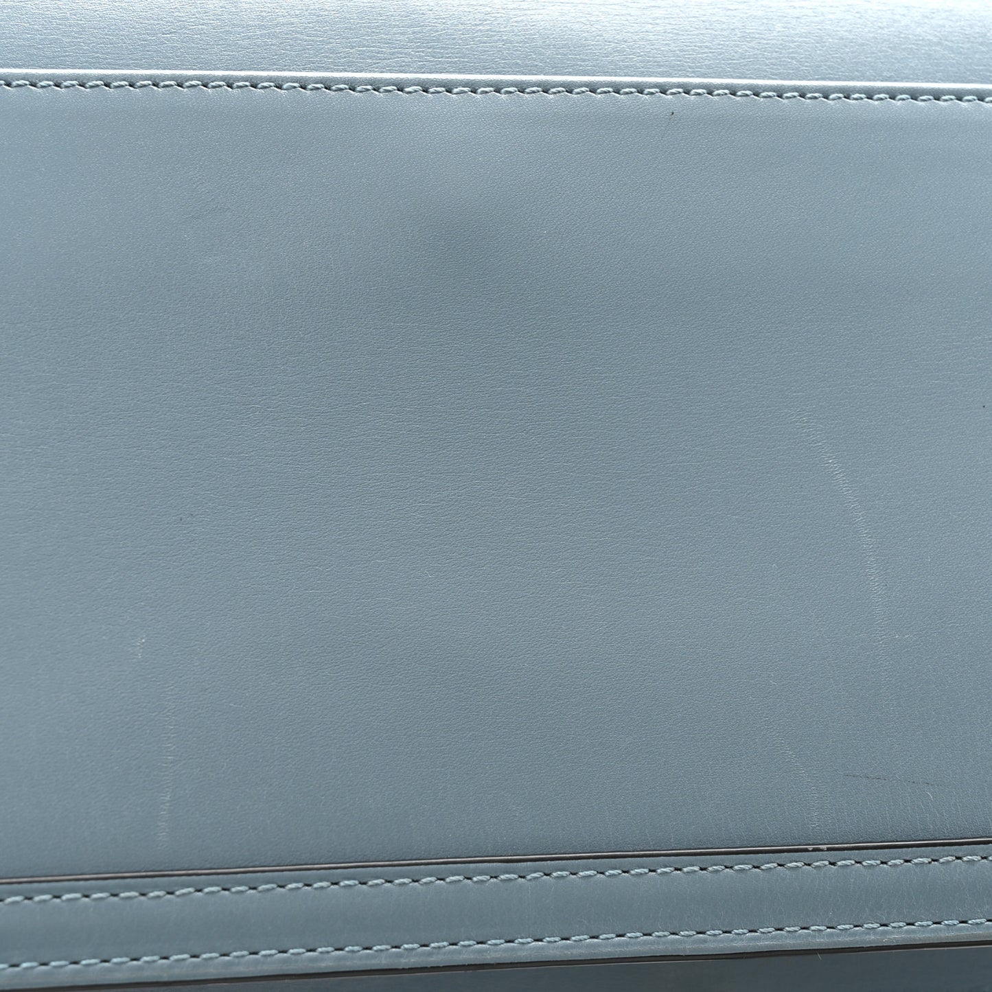 Calfskin Medium Barcelona Shoulder Bag Stone Blue