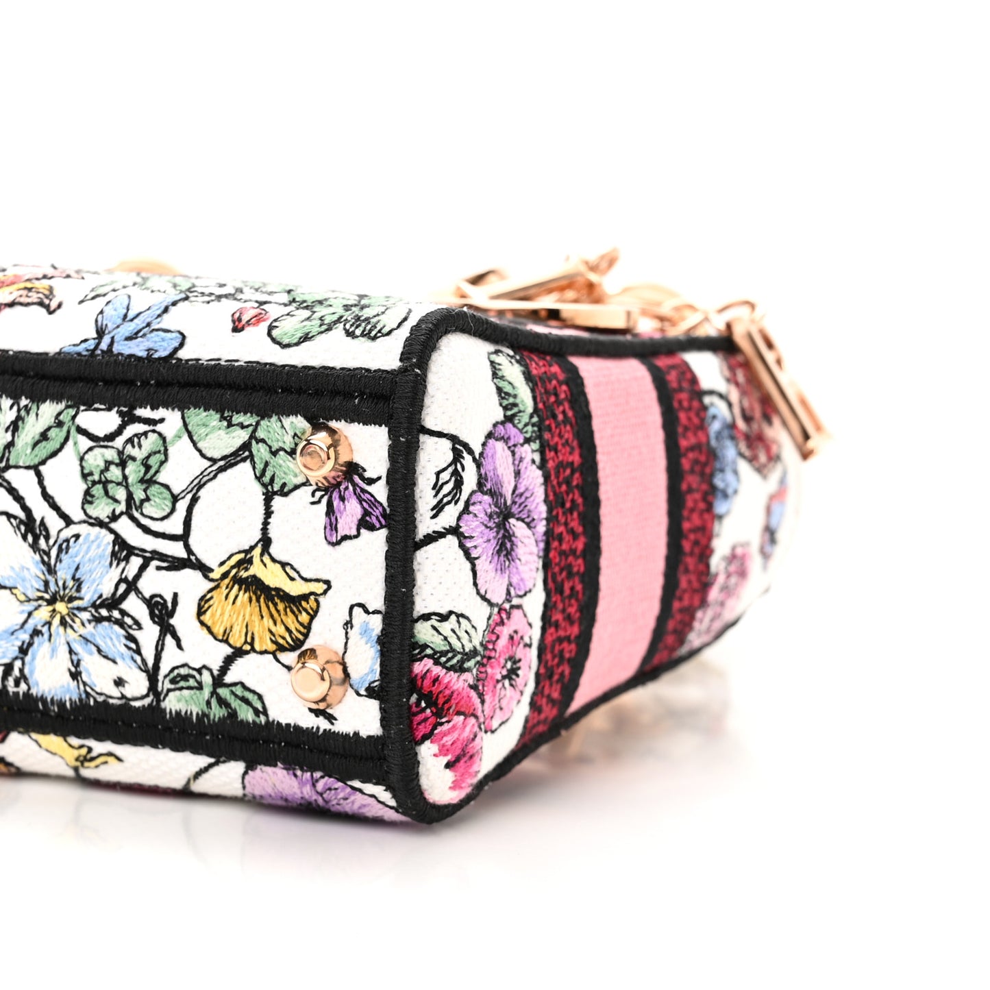 Canvas Florilegio Embroidered Mini Lady D-Lite White Multicolor