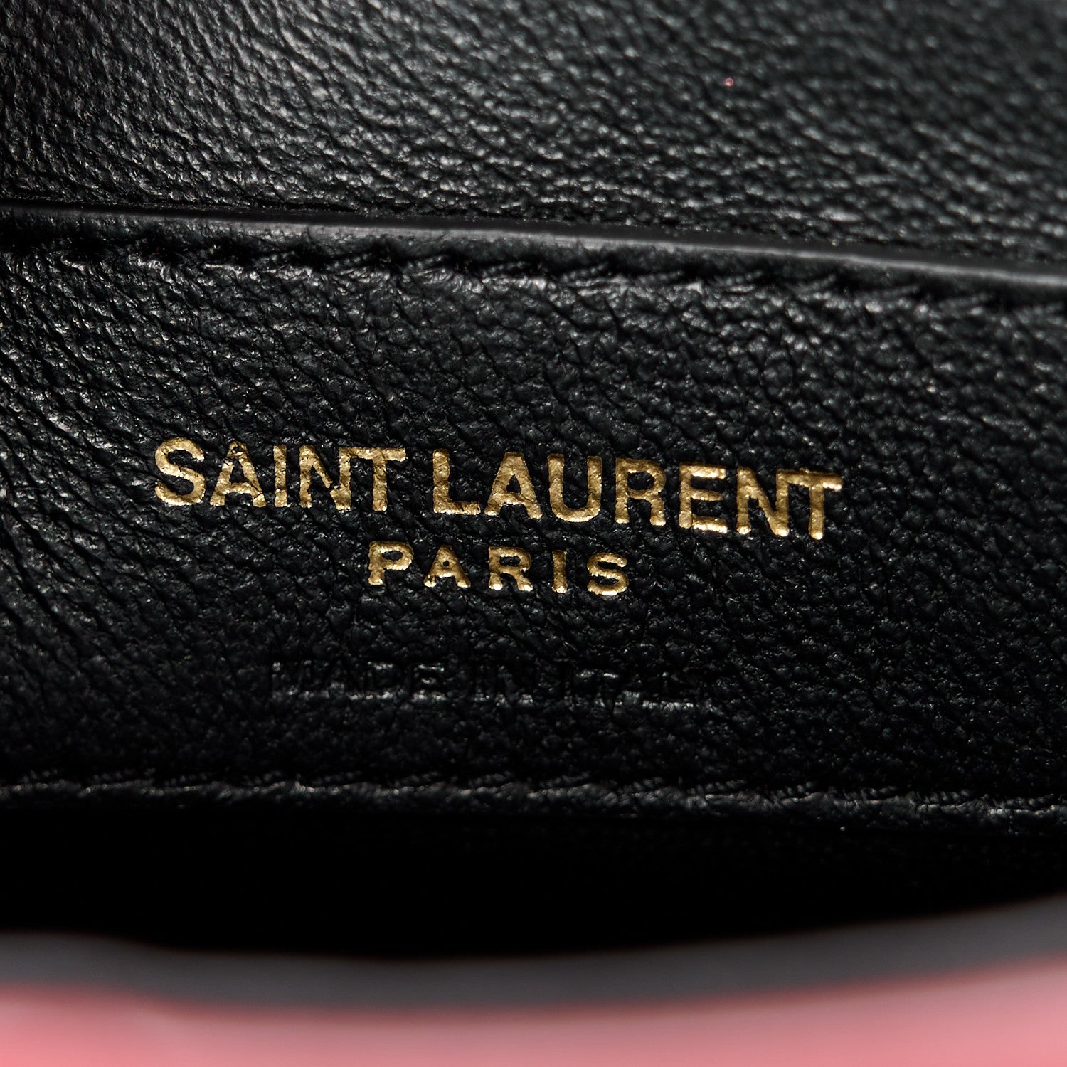 Saint Laurent Patent Matelasse Monogram Small Vicky Chain Bag Red 7 of 11