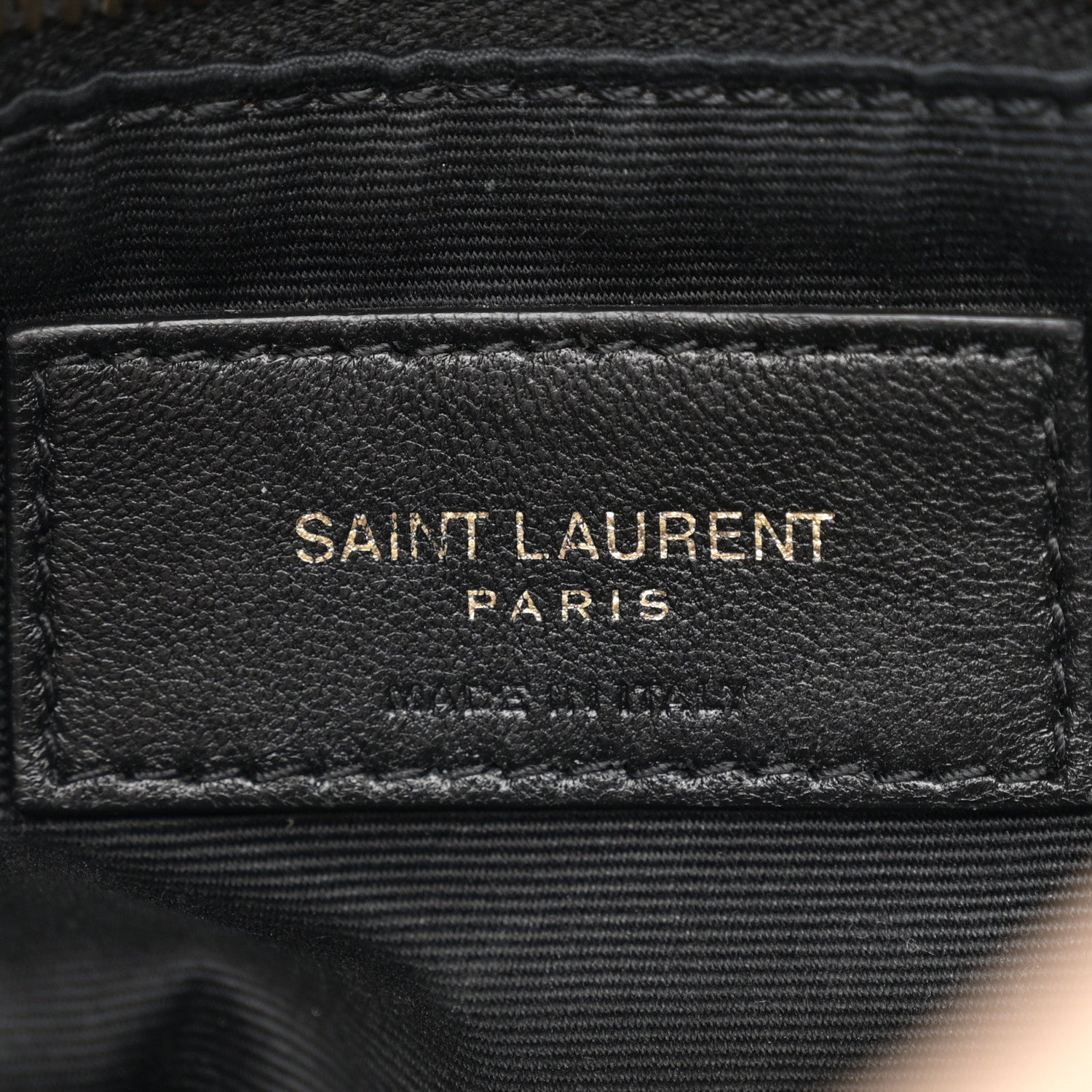 Saint Laurent Lambskin Quilted Toy Loulou Puffer Monogram Chain Satchel Dark Beige 6 of 14