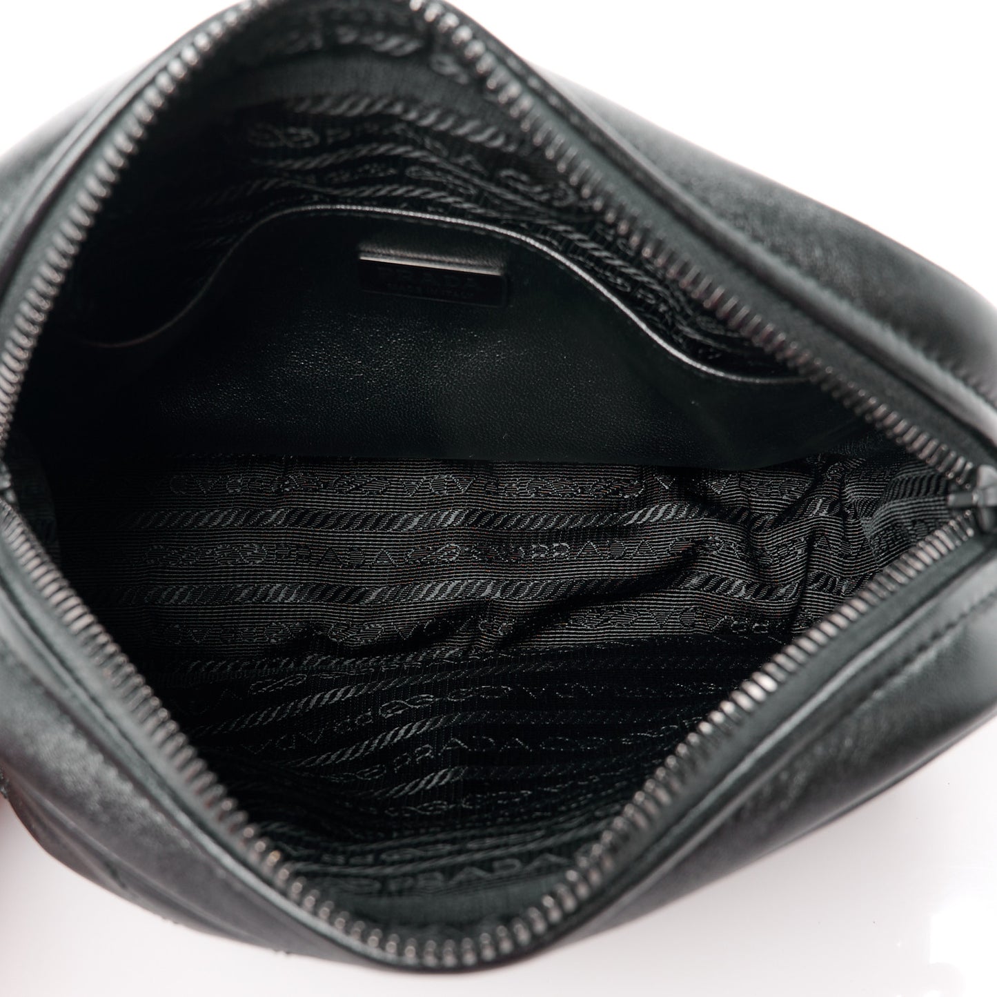 Nappa Triangle Stitched Spectrum Camera Bag Black