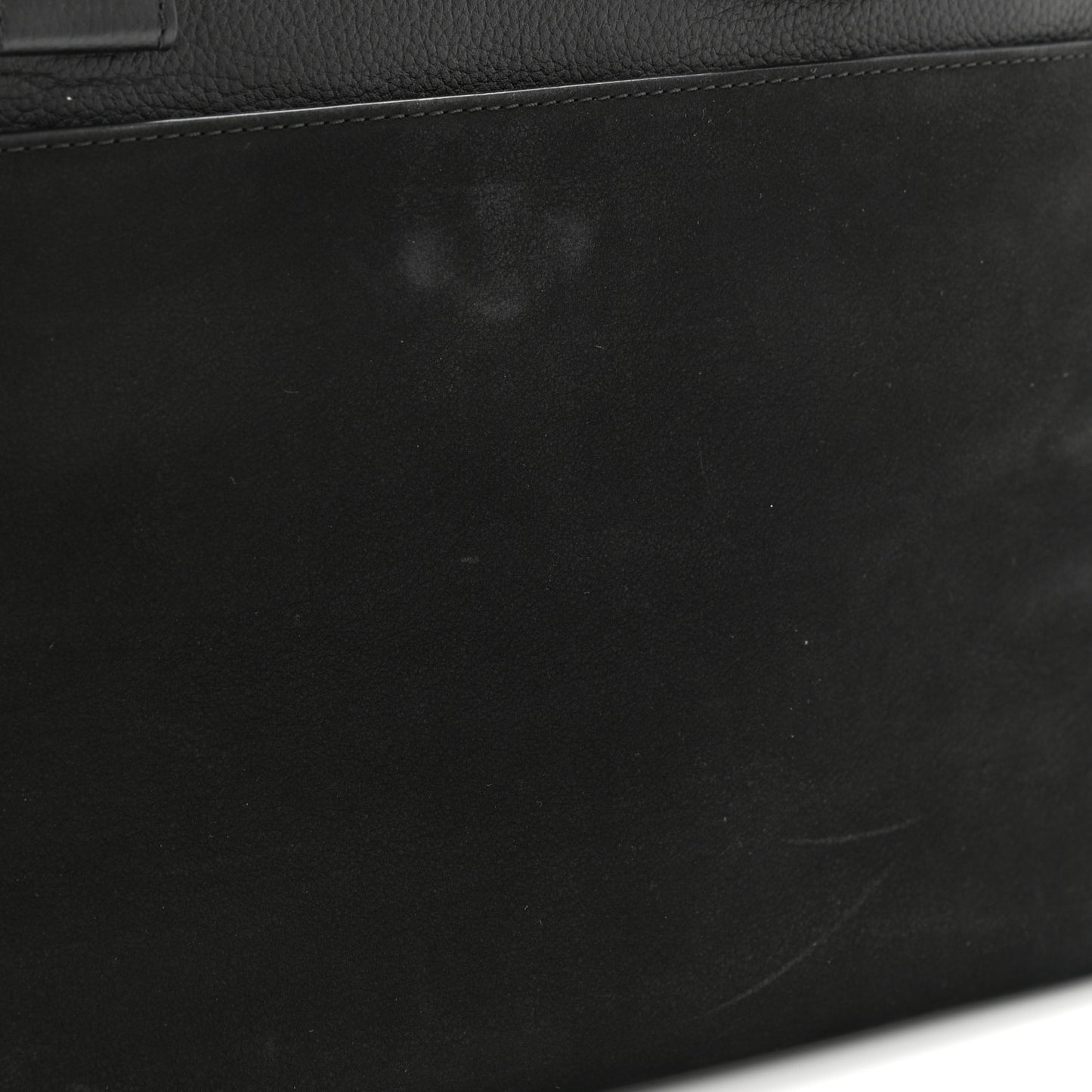 Grained Calfskin Suede Small Neo Executive Shopper Tote Black