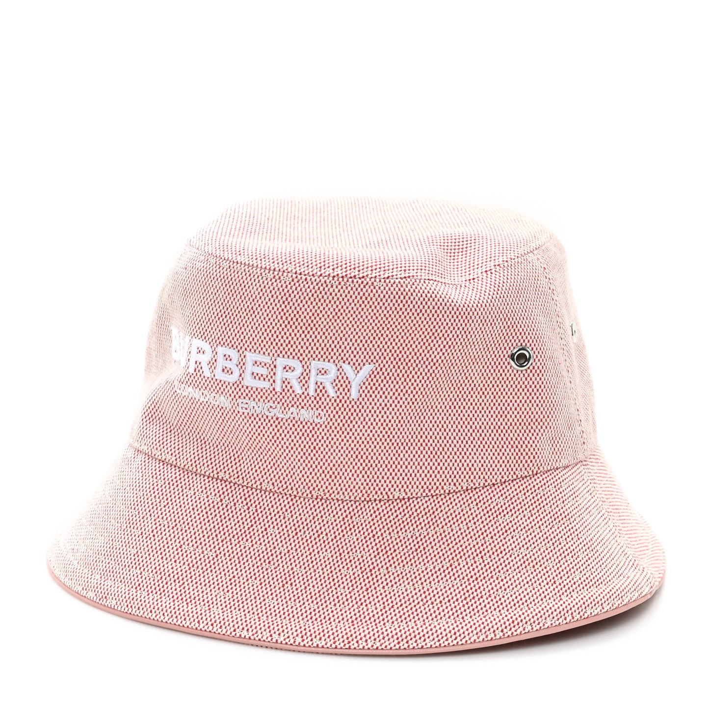 Cotton Canvas Bucket Hat M Red