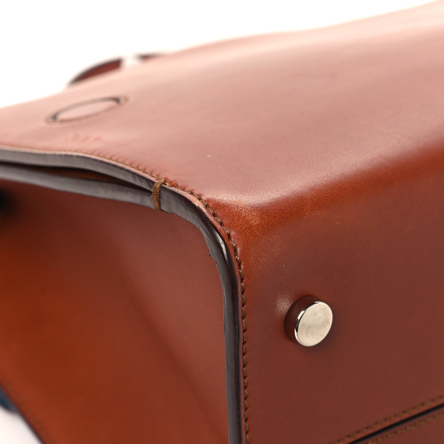 Smooth Calfskin Medium Diorever Flap Brown