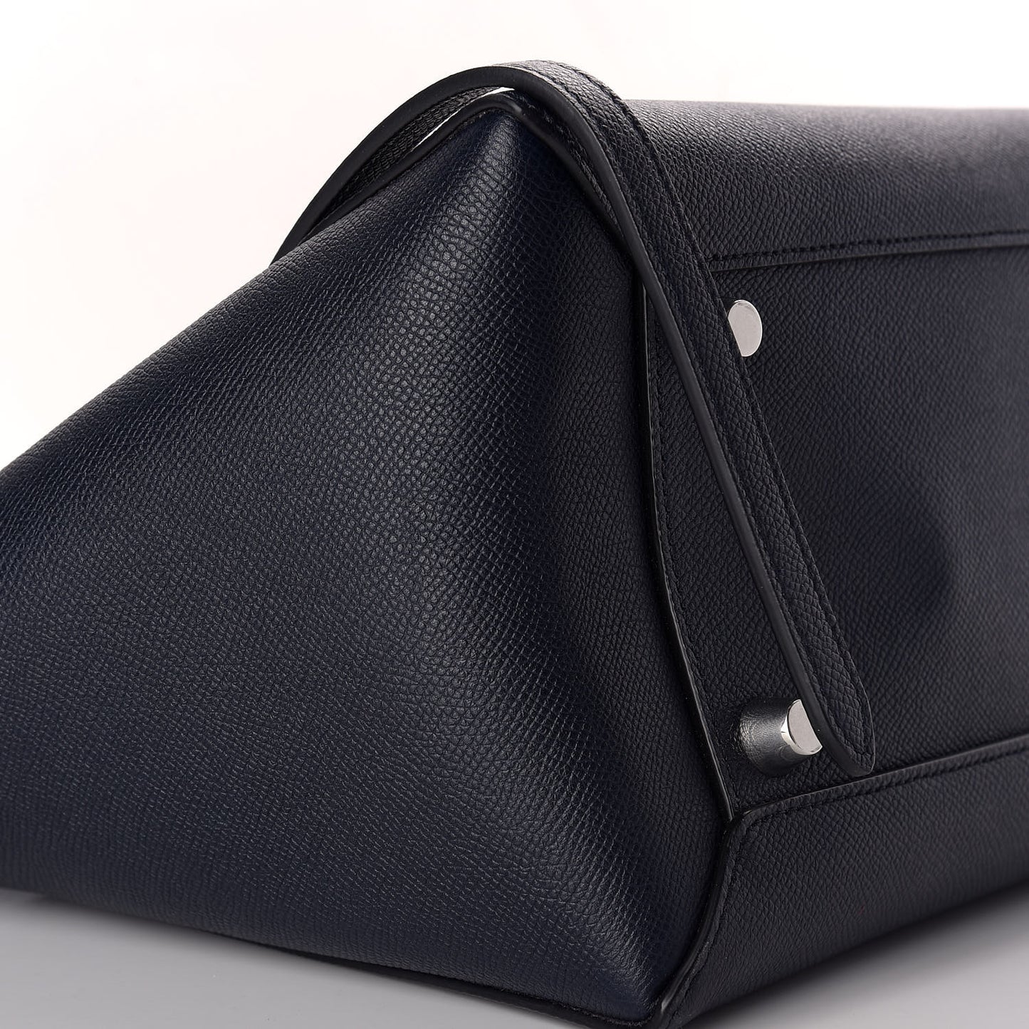 Grained Calfskin Mini Belt Bag Navy