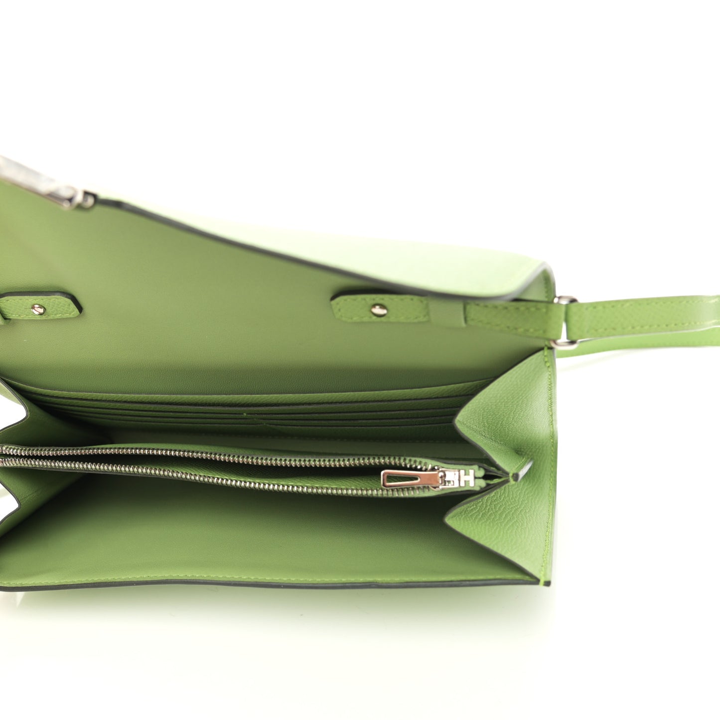 Epsom Constance Long To Go Wallet Vert Criquet