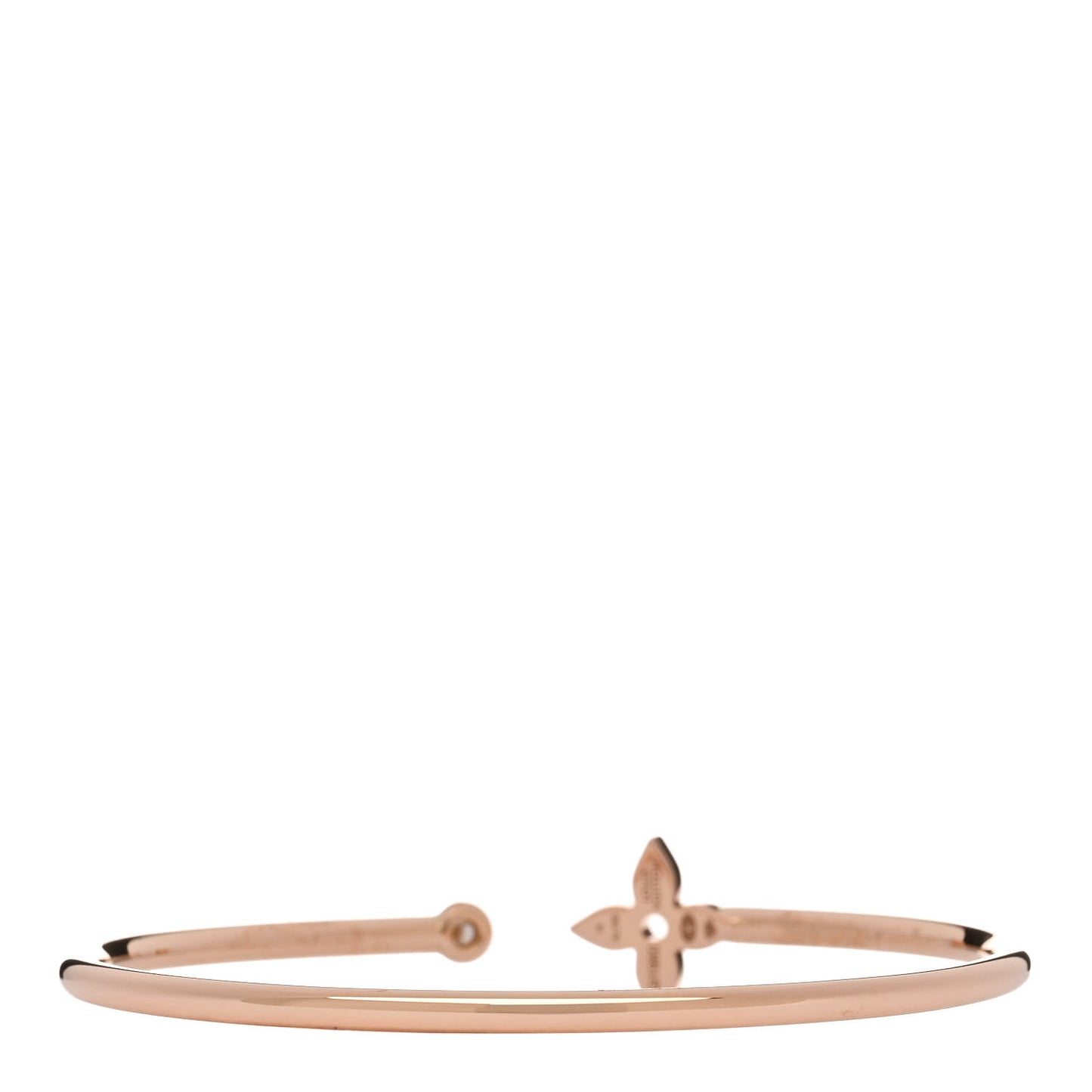 18K Pink Gold Diamond Idylle Blossom Twist Bracelet