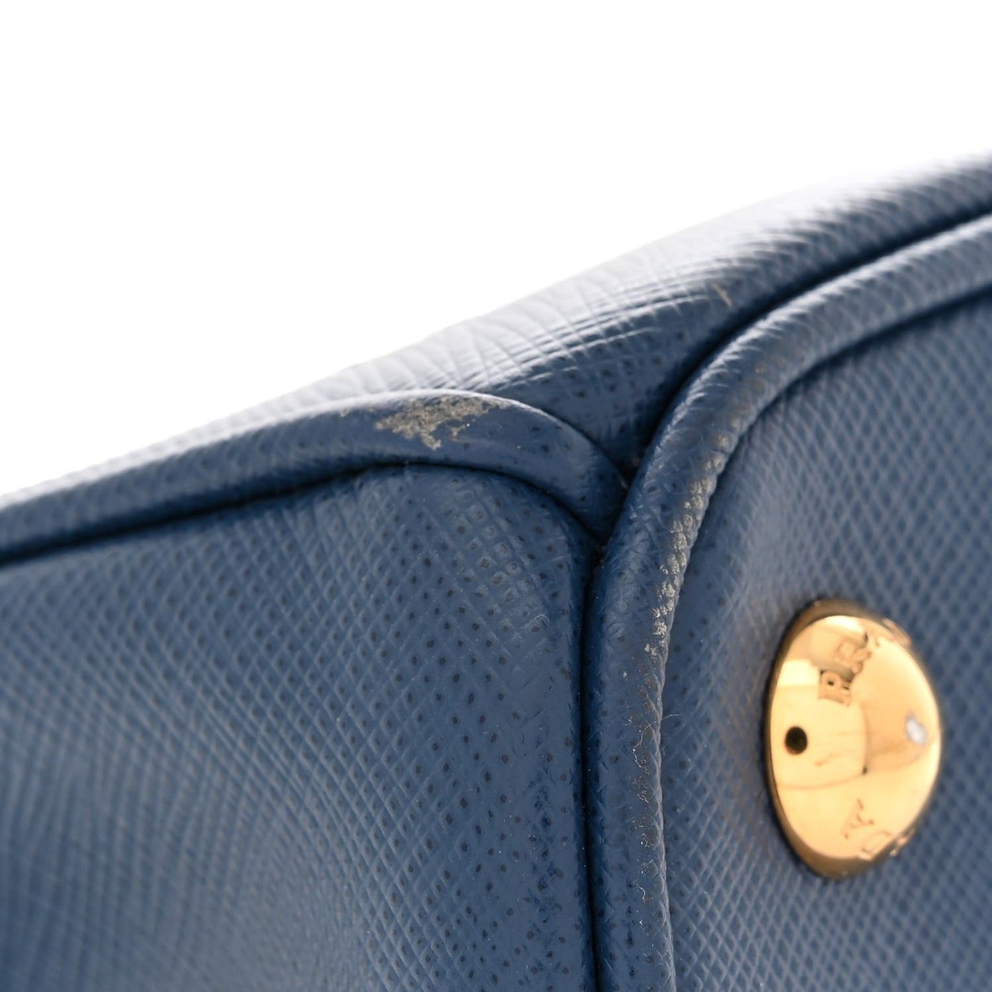 Saffiano Small Galleria Double Zip Tote Bluette