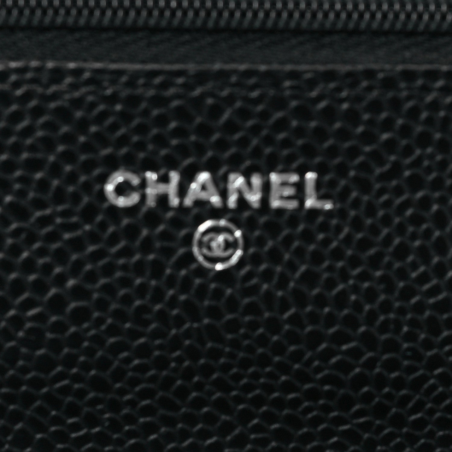 Chanel Caviar Quilted Wallet On Chain WOC Black 6 of 9