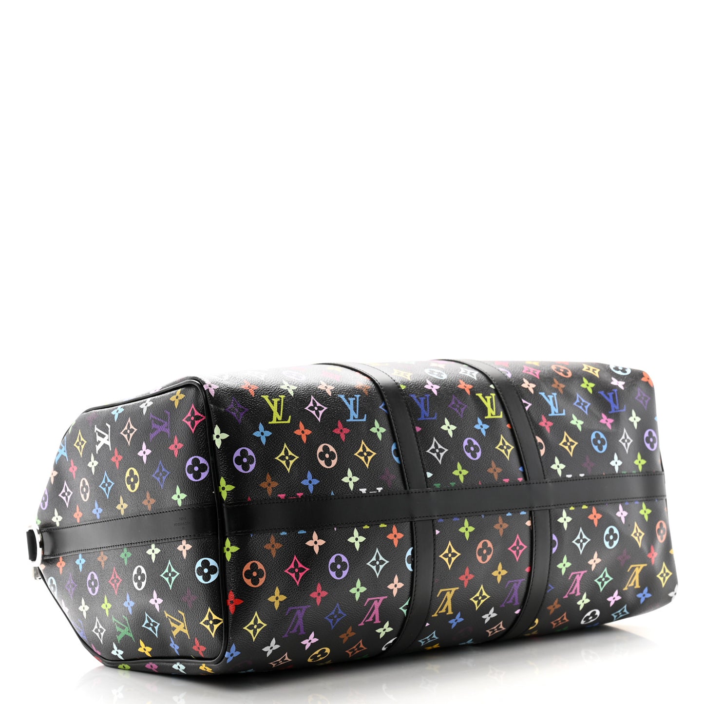 LV X TM Monogram Multicolor Keepall Bandouliere 50 Black