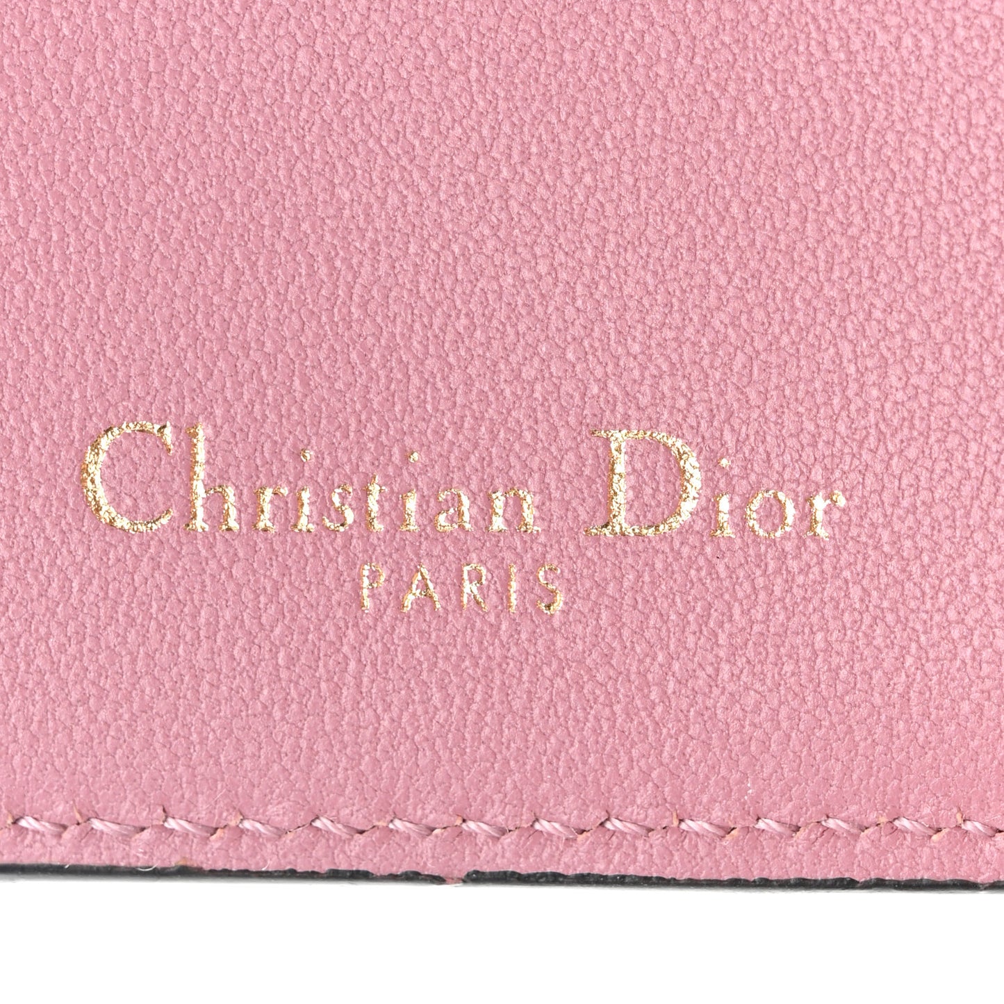 Goatskin Saddle Lotus Wallet Pink