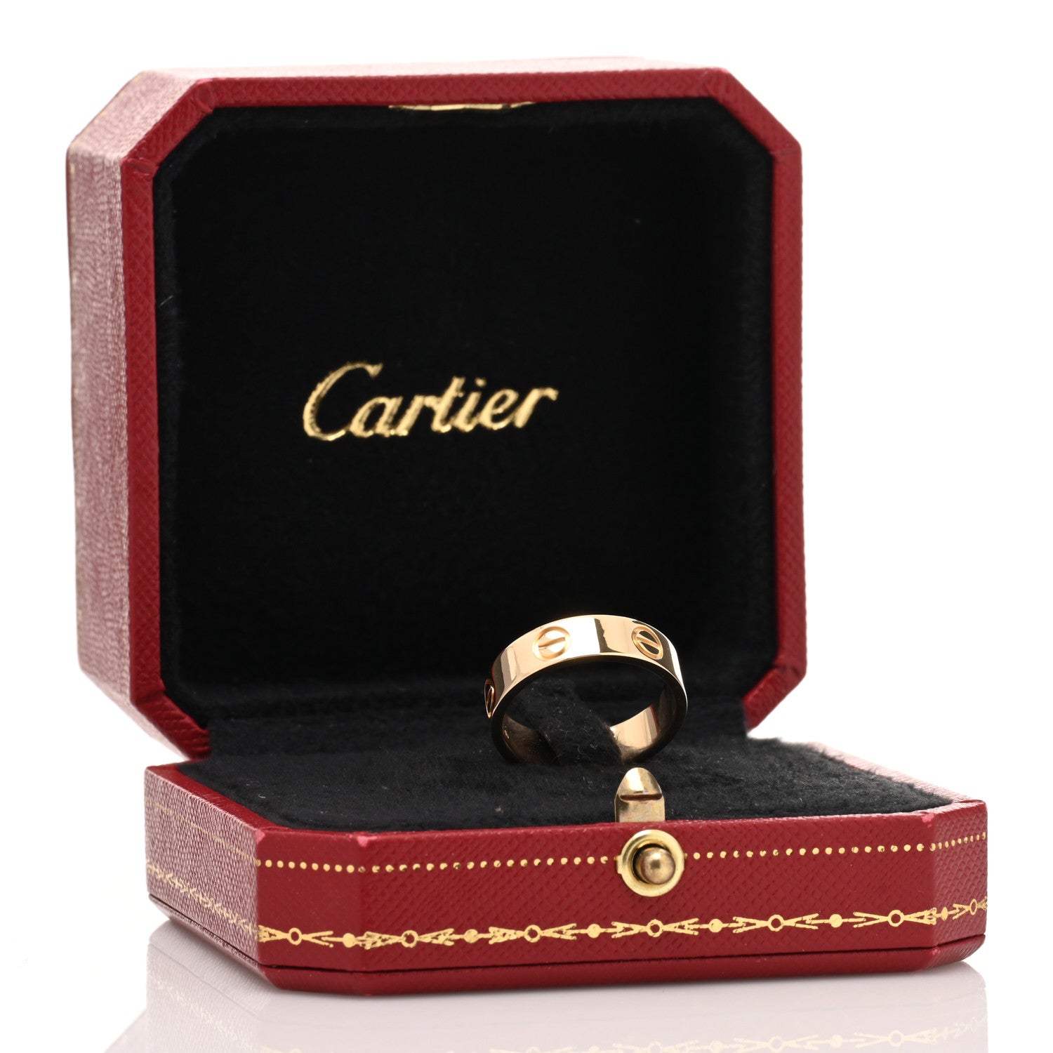 Cartier 18K Yellow Gold 5.5mm LOVE Ring 55 7.25 5 of 5
