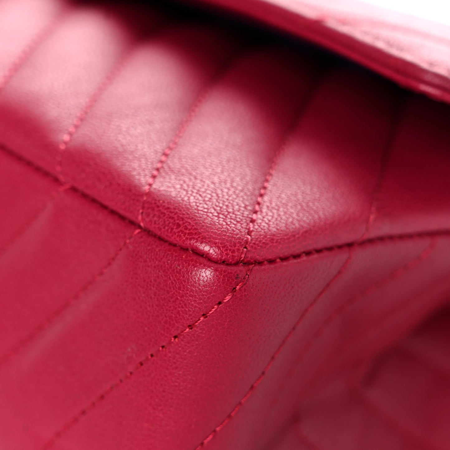 Sheepskin Chevron Quilted 2.55 Reissue 226 Flap Dark Pink