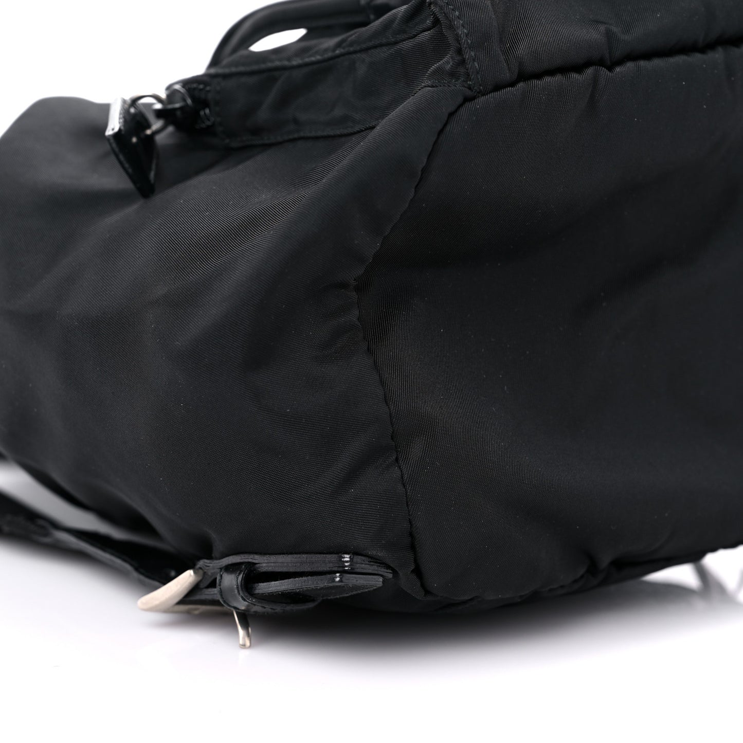 Nylon Vela Mini Cinch Backpack Black