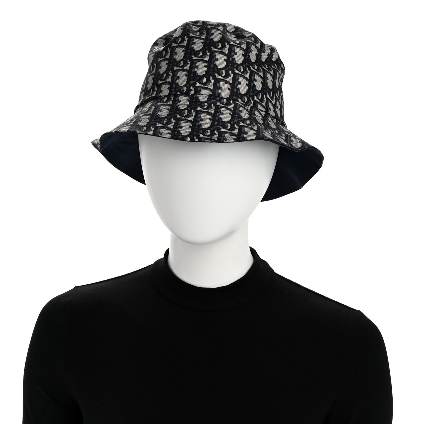 Oblique Reversible Teddy-D Brim Bucket Hat 56 Blue