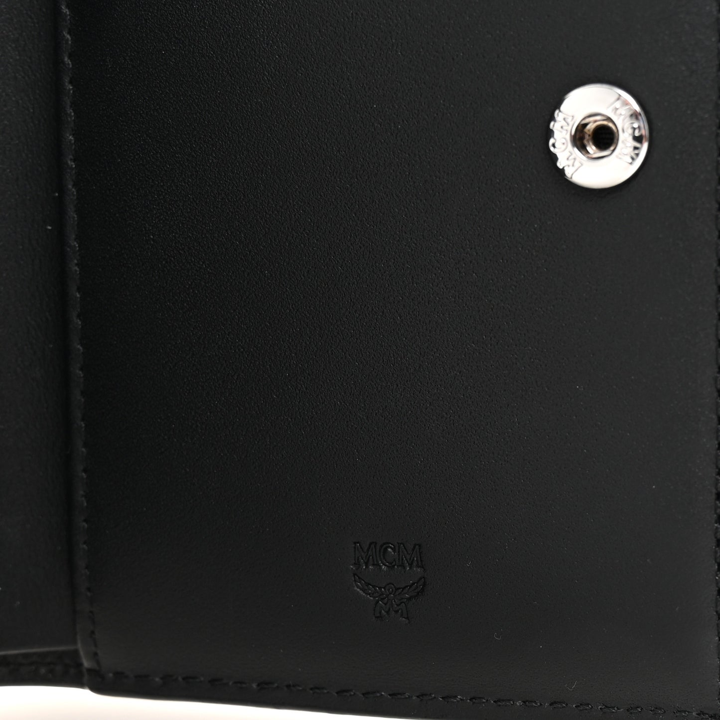Visetos Mini Bifold Zip Card Wallet Black