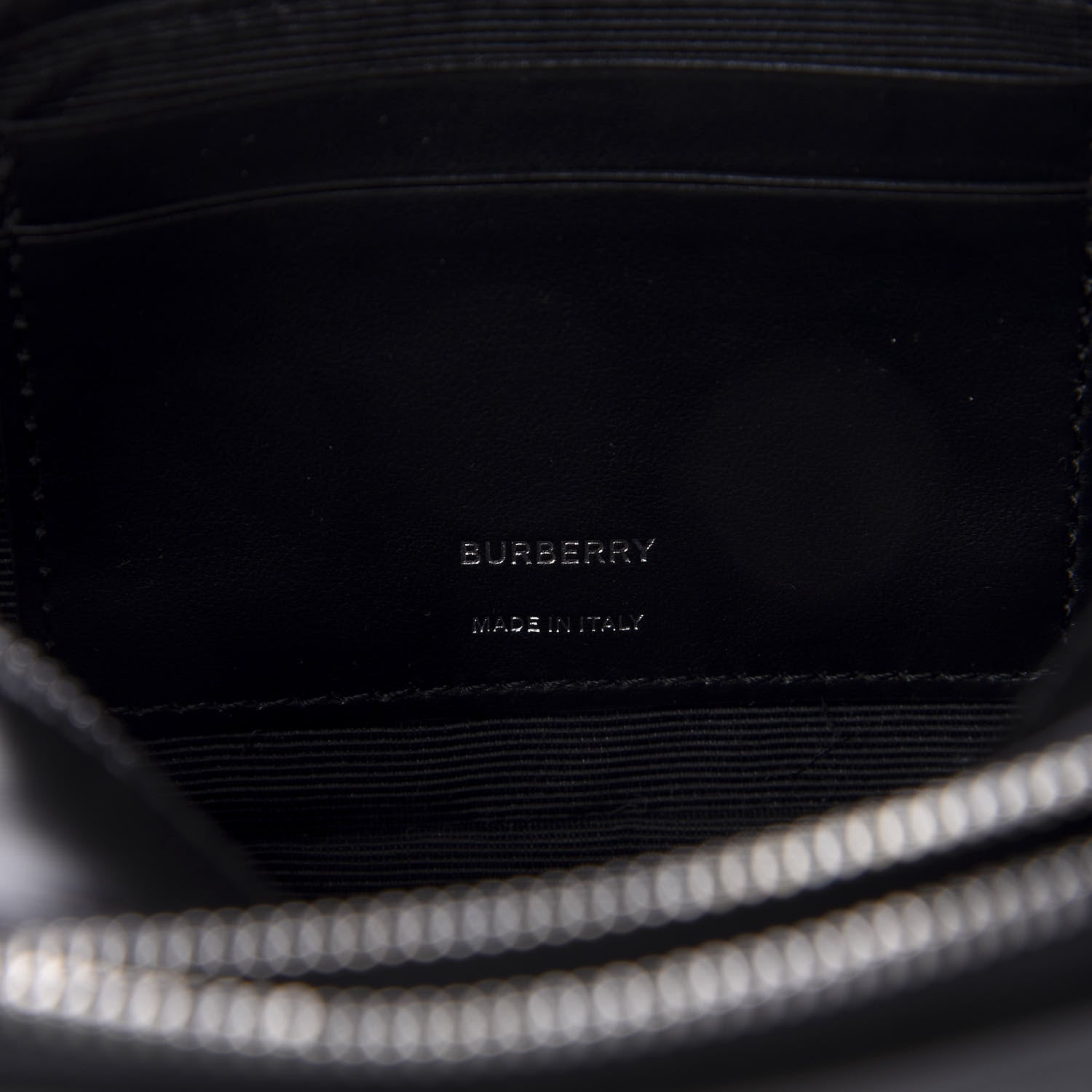 Burberry Coated Canvas Horseferry Print Micro Camera Bag Black 8 of 10