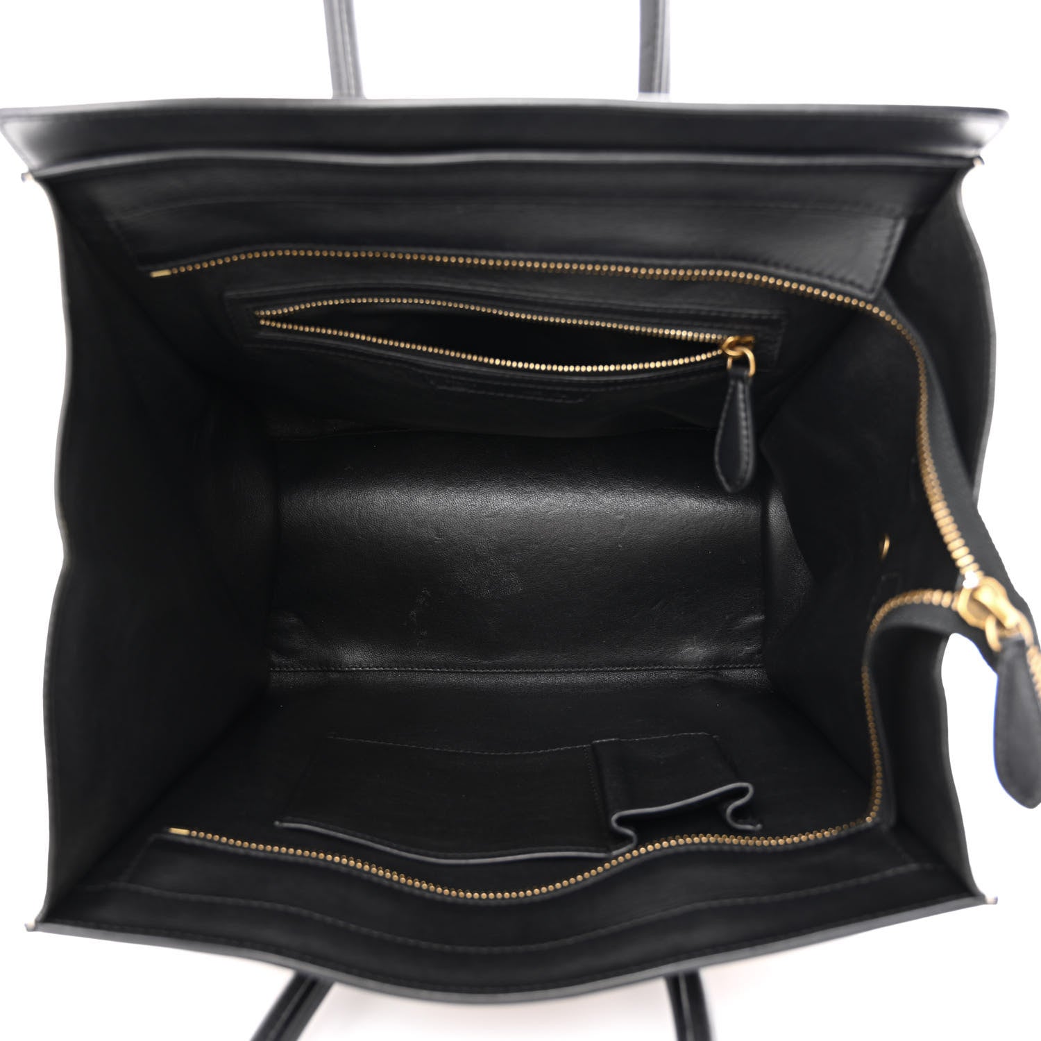 Celine Velluto Calfskin Mini Tri-Color Luggage Flesh 5 of 11
