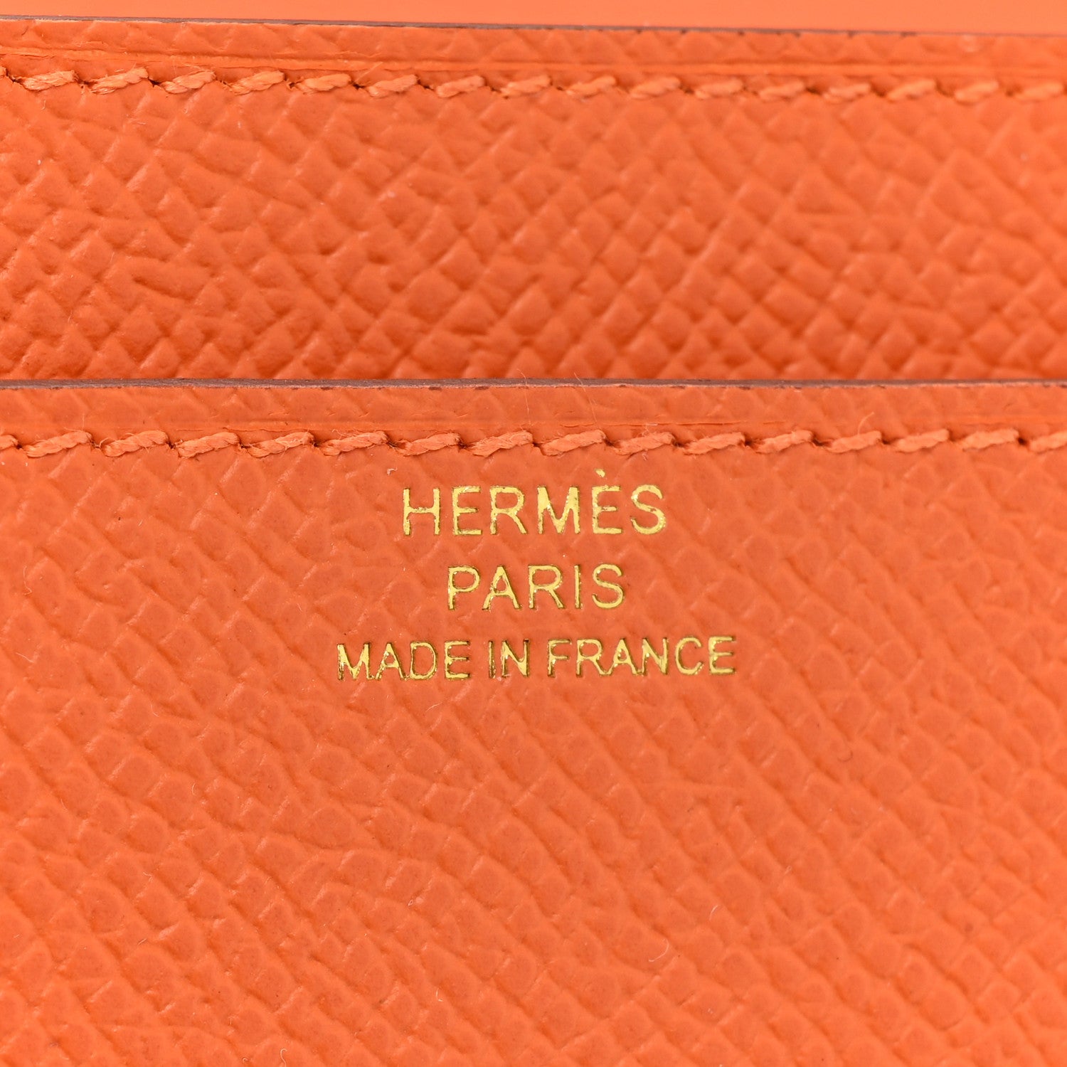 Hermes Epsom Constance Long Wallet To Go Wallet Orange 8 of 10