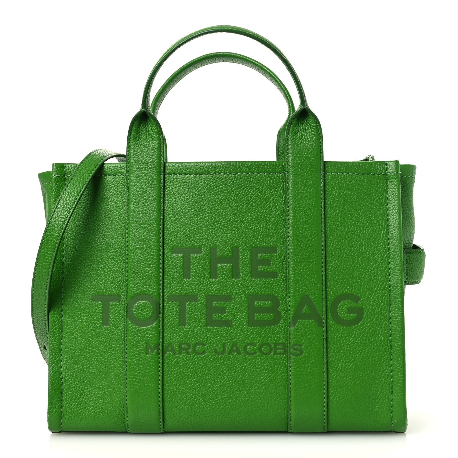 Marc Jacobs Grained Calfskin Medium The Tote Bag Kiwi 1824609