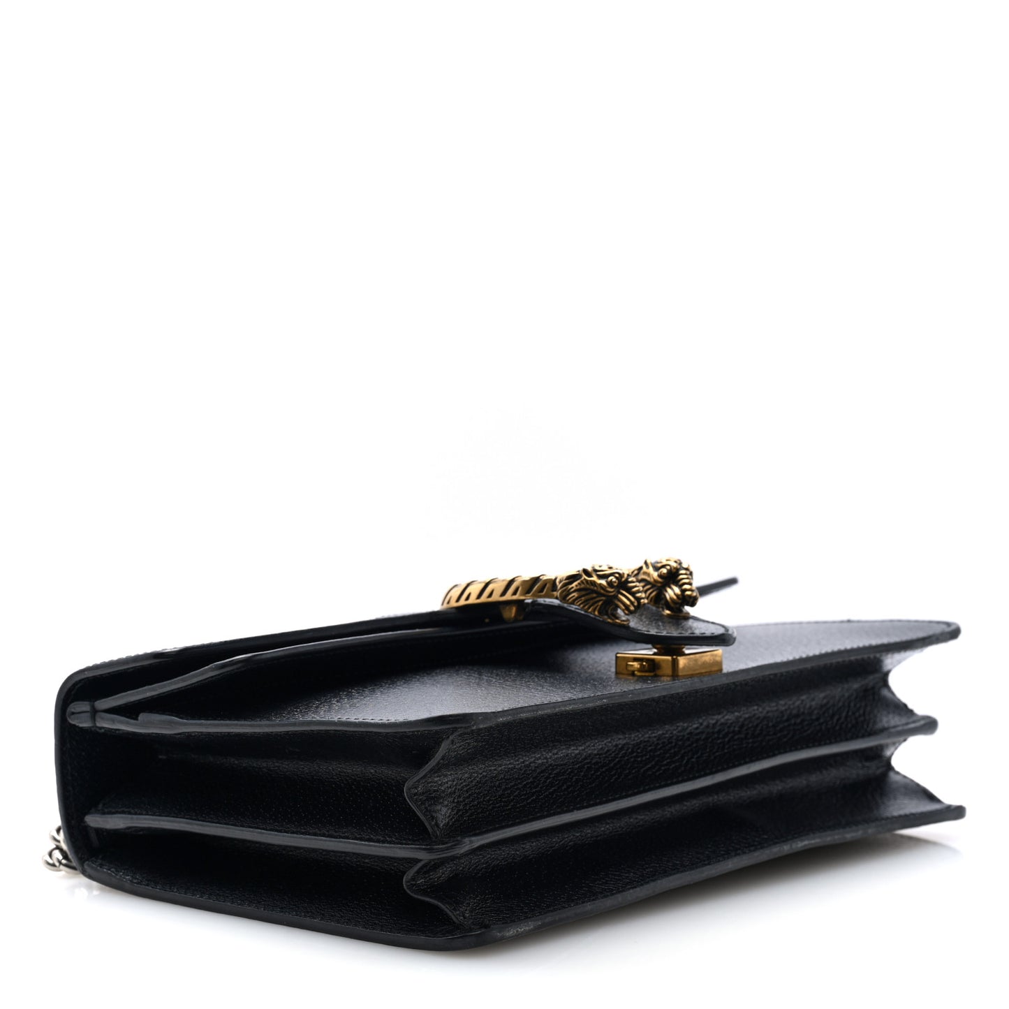 Calfskin Web Small Dionysus Shoulder Bag Black