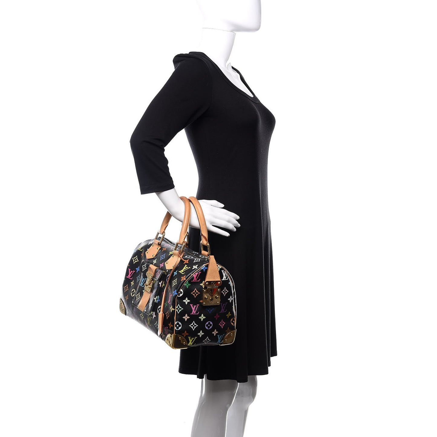 Monogram Multicolor Speedy 30 Black