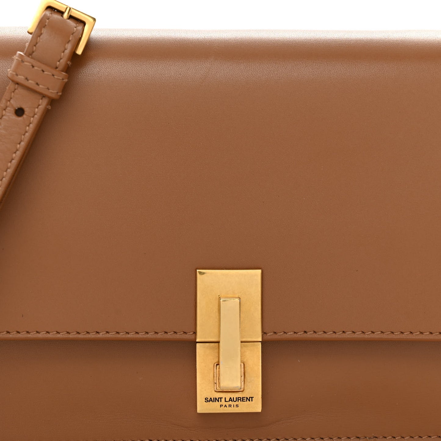 Smooth Calfskin Carre Satchel Cinnamon