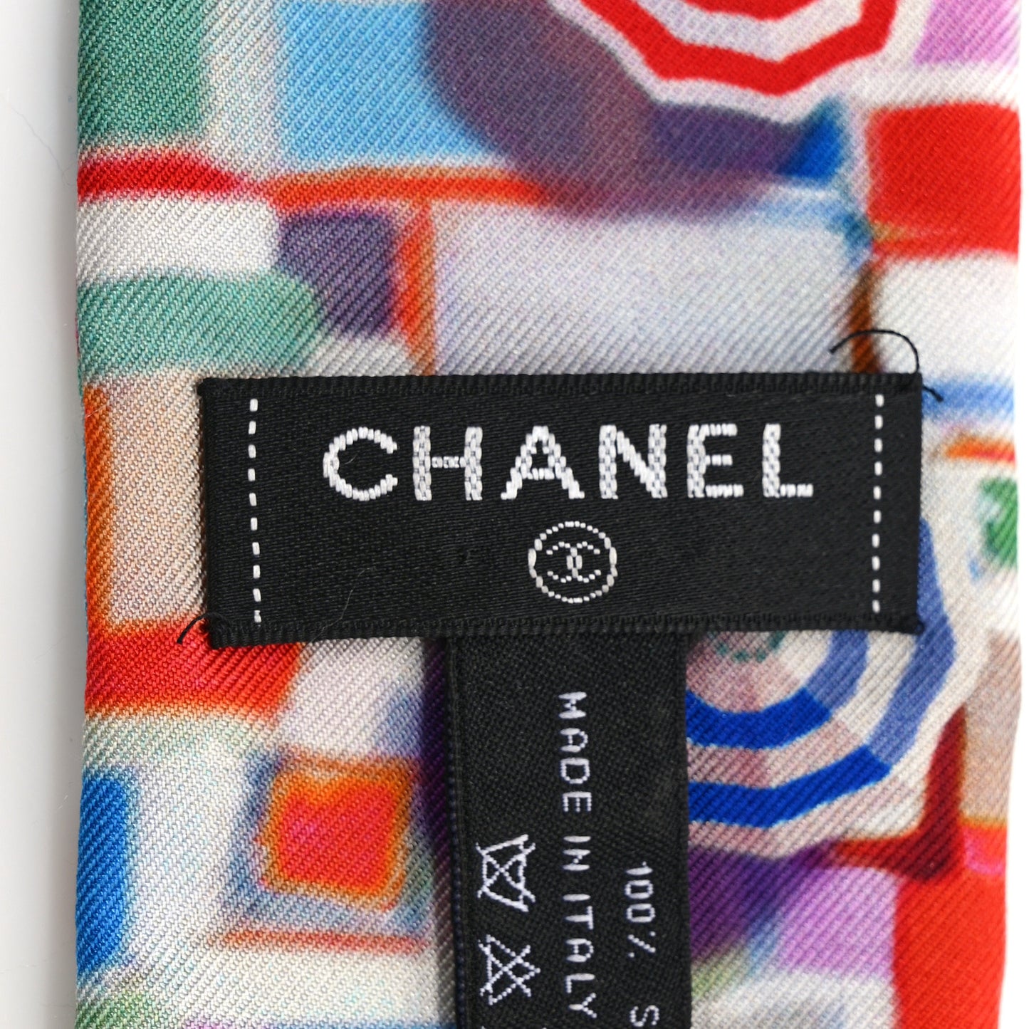 Silk CC Bandeau Scarf Multicolor