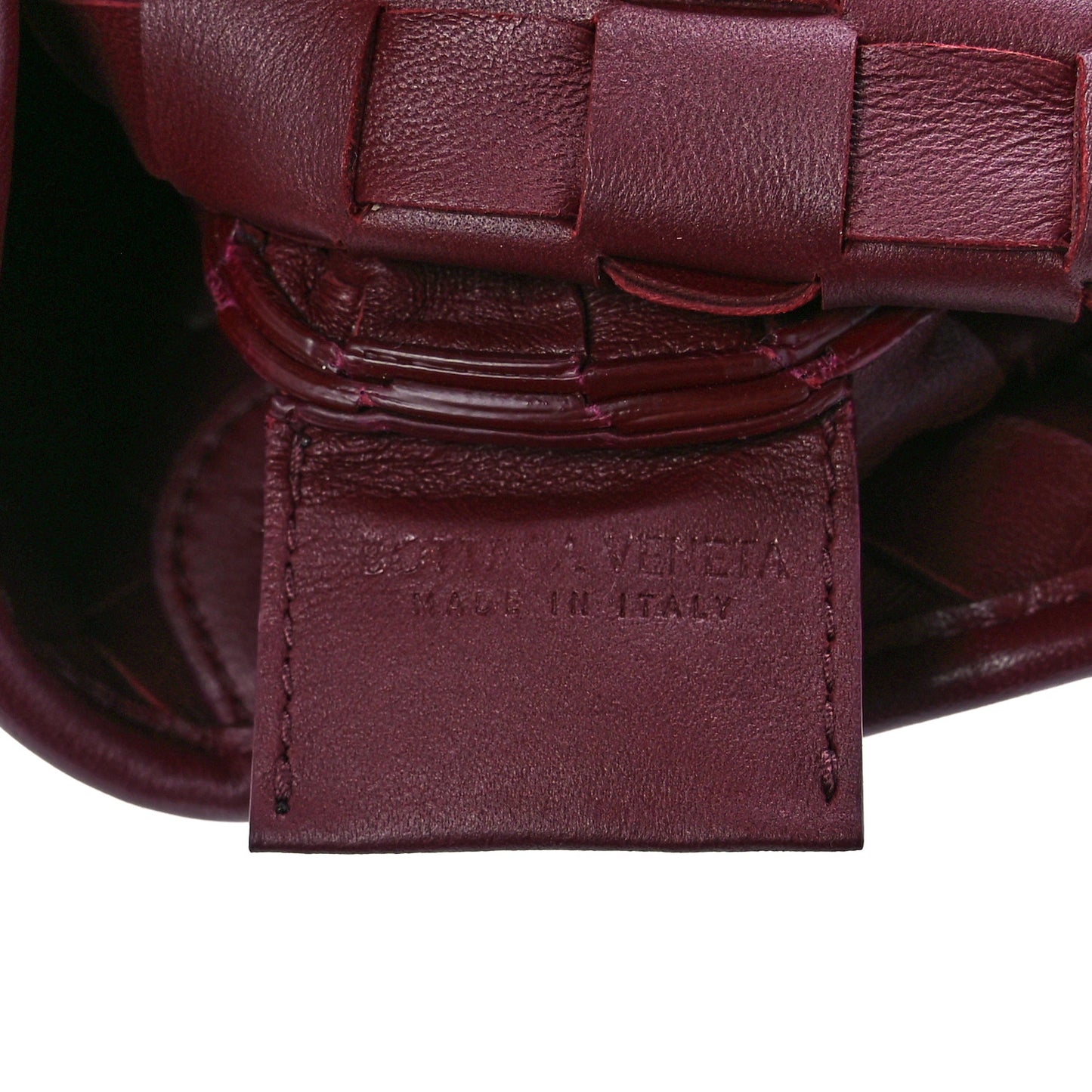 Nappa Intrecciato Mini Sardine Bag Barolo