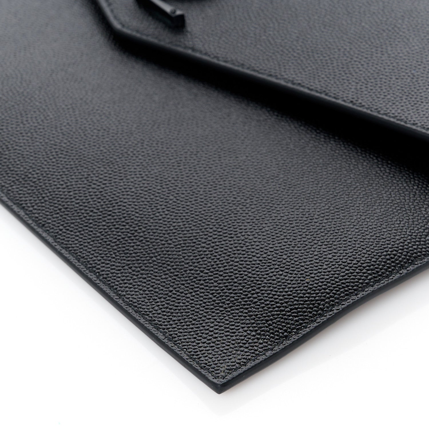 Saint Laurent Grain De Poudre Uptown Pouch Black 10 of 10