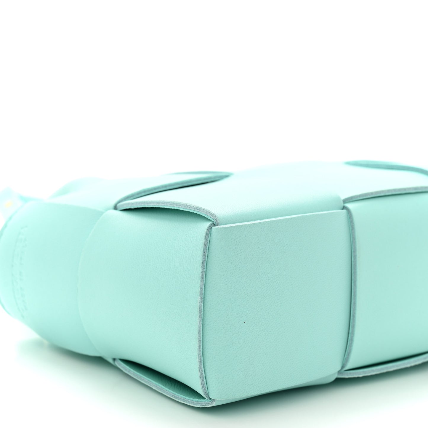 Lambskin Maxi Intreccio Candy Arco Tote Celadon