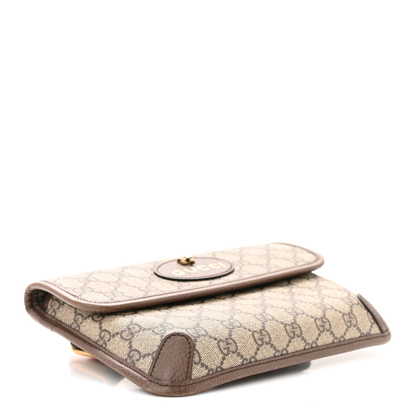 GG Supreme Monogram Neo Vintage Web Belt Bag Brown