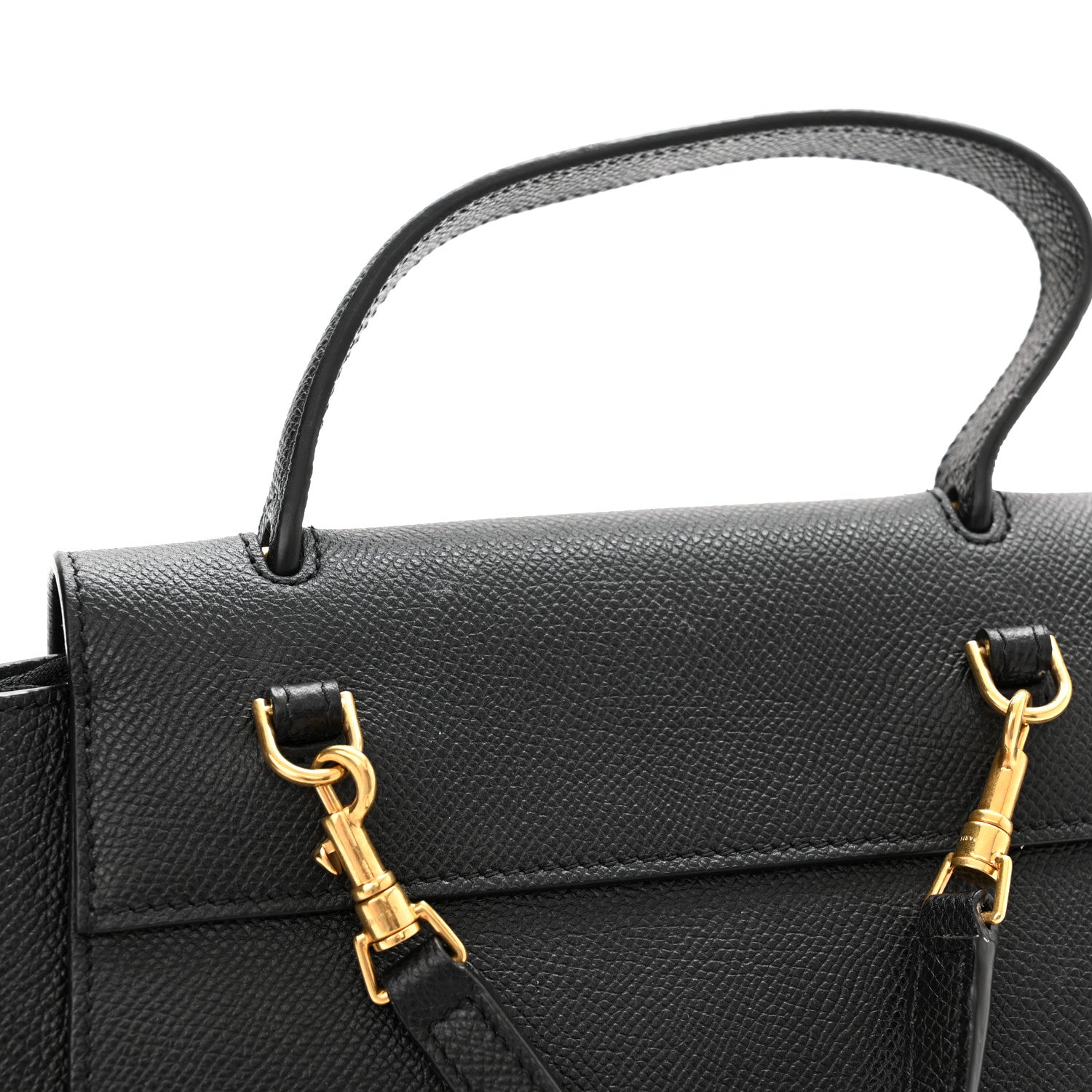 Celine Grained Calfskin Nano Belt Bag Black 14 of 14