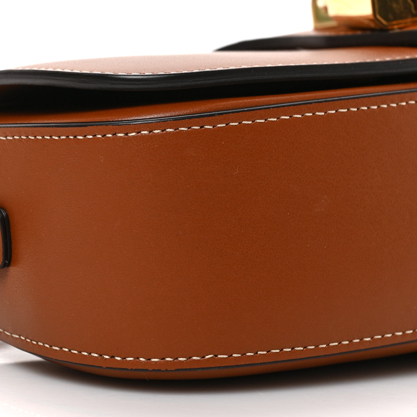 Smooth Calfskin Tabou Clutch On Strap Tan
