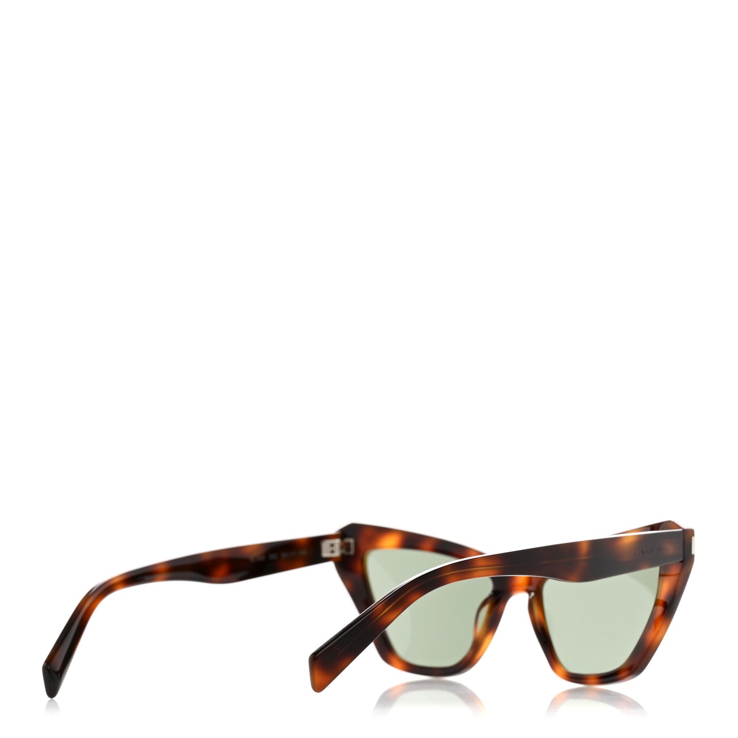 Acetate New Wave Cat Eye Sunglasses SL 466 Tortoise