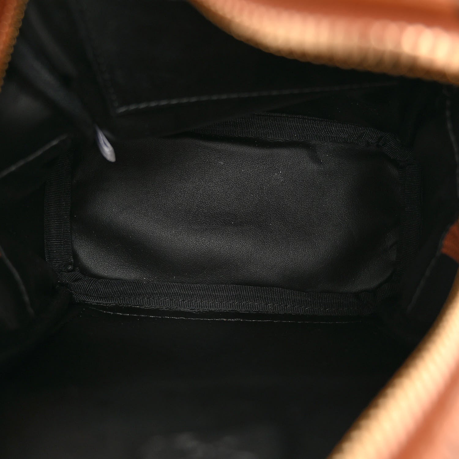 MCM Visetos Side Stud X-Mini Stark Bebe Boo Backpack Cognac 5 of 10