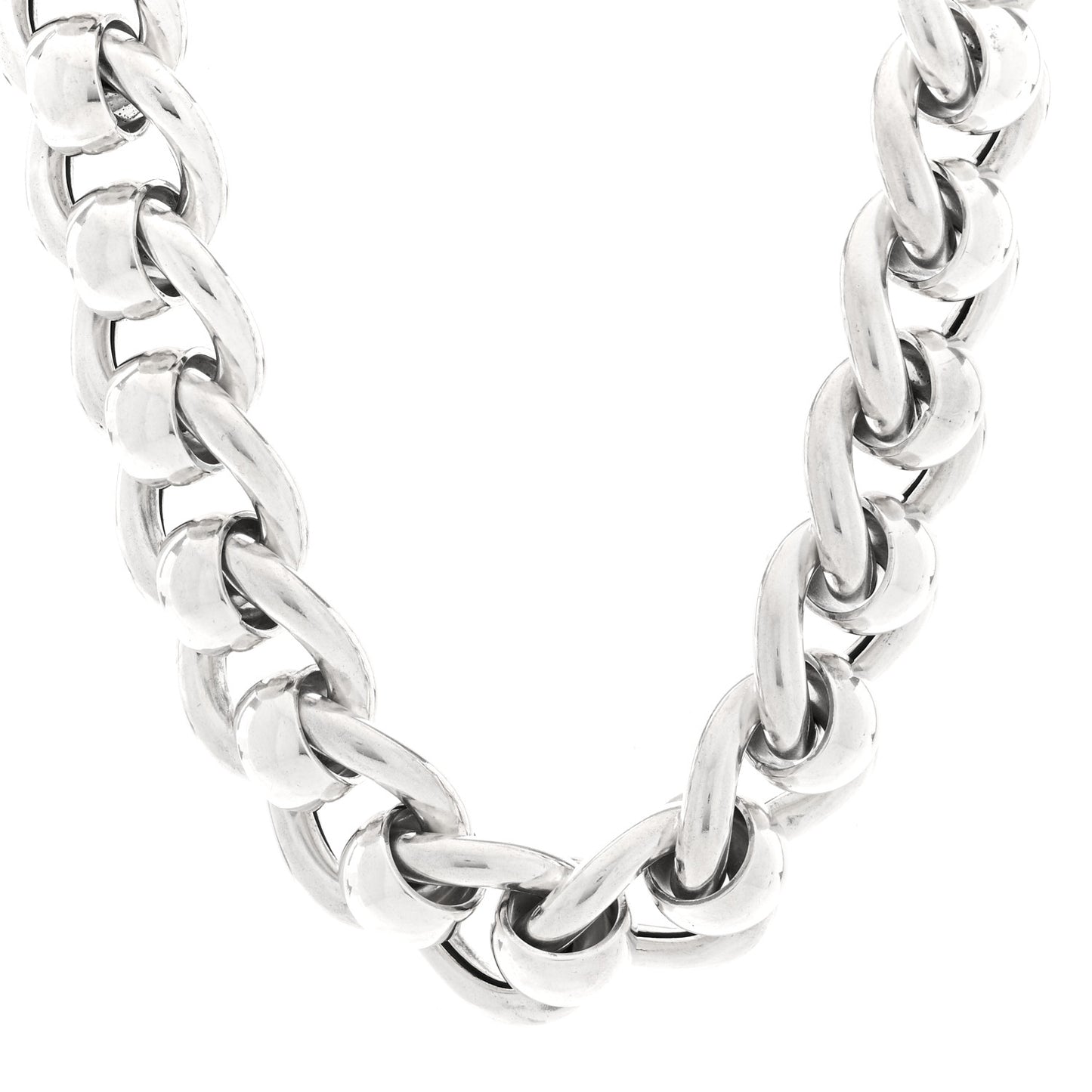 Sterling Silver Link Necklace