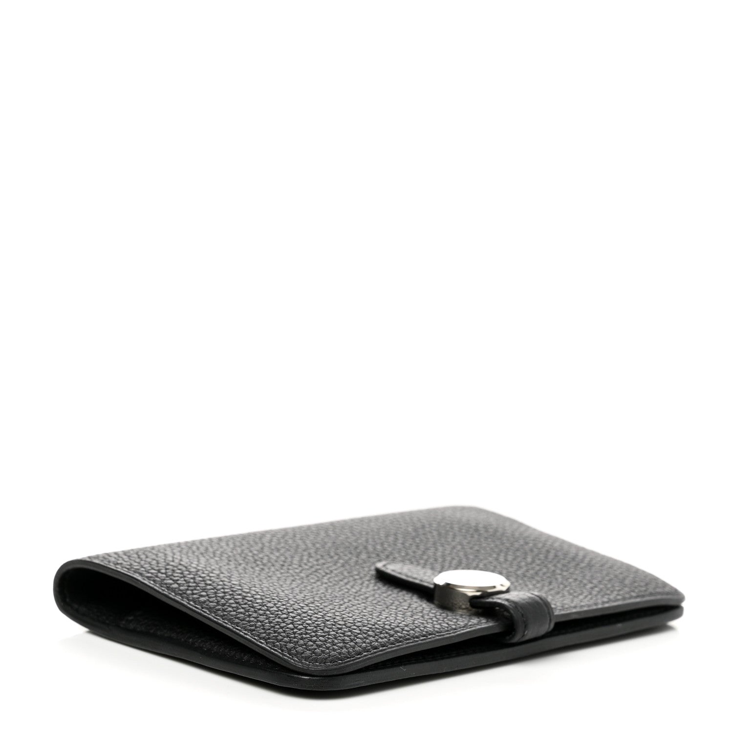 Hermes Togo Dogon Compact Wallet Black 3 of 10