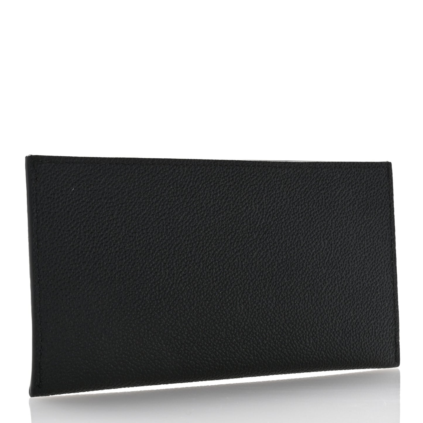 Calfskin Felicie Chain Wallet Card Holder Insert Black