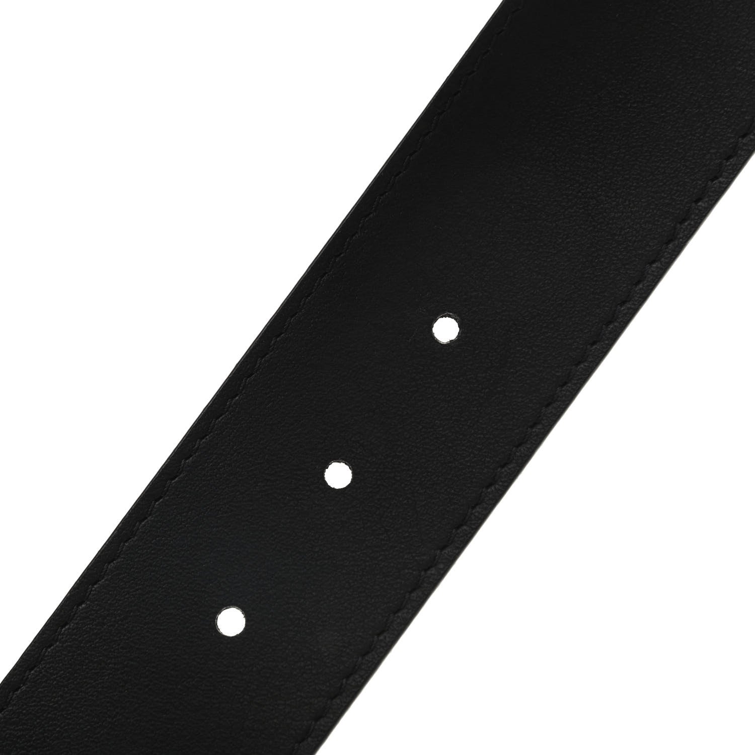 Louis Vuitton Calfskin LV Belt 100 40 Black 4 of 5