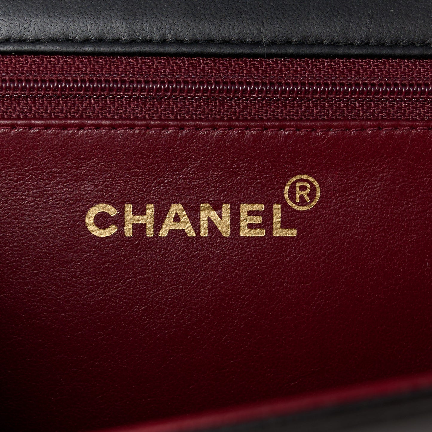 Lambskin Quilted Small Single Flap Black