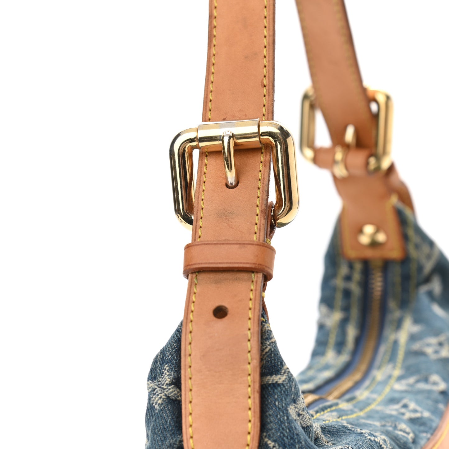 Monogram Denim Baggy PM Blue