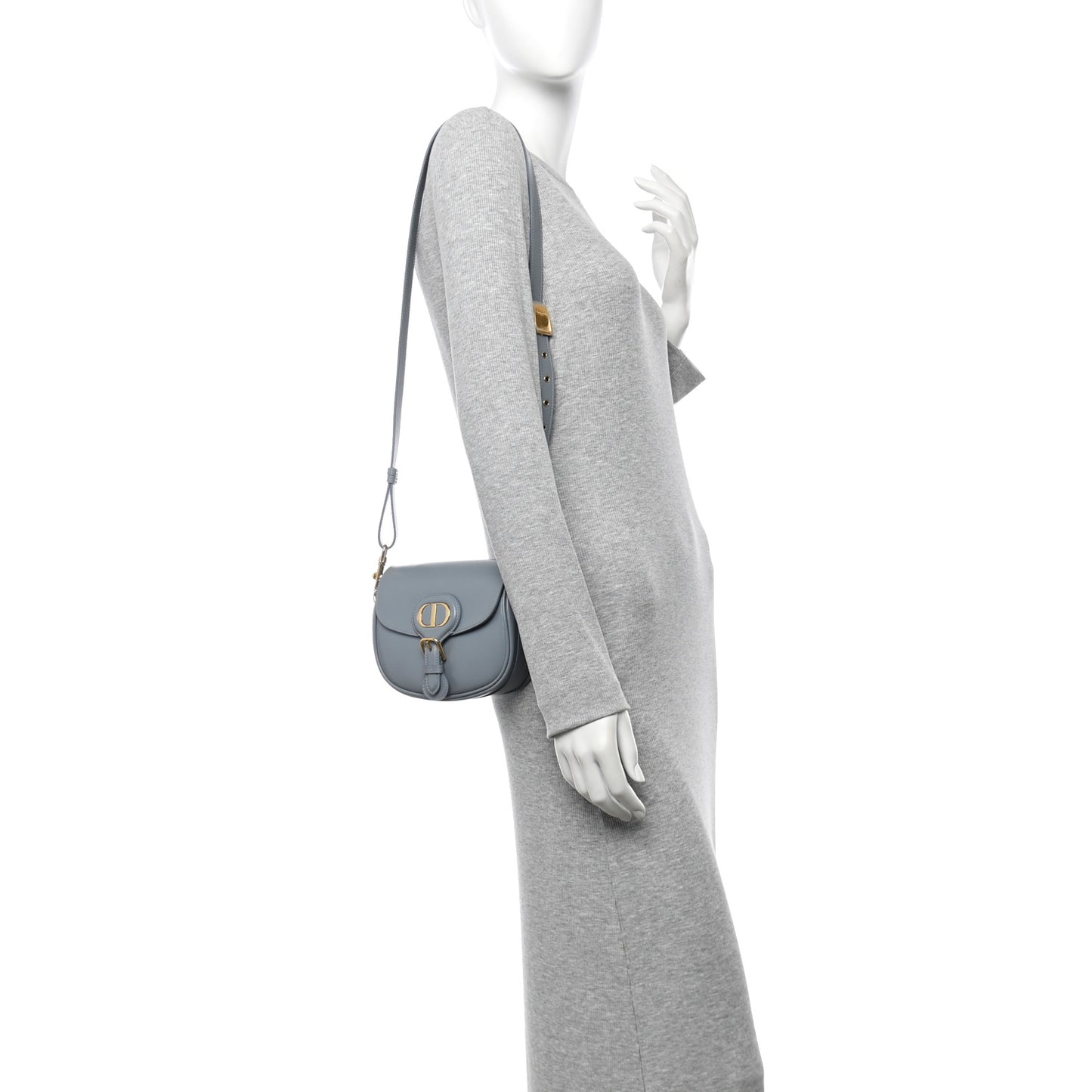 Box Calfskin Small Bobby Bag Cloud Blue